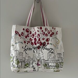 Brighton Tote. "Free Your Heart"  Tote Bag